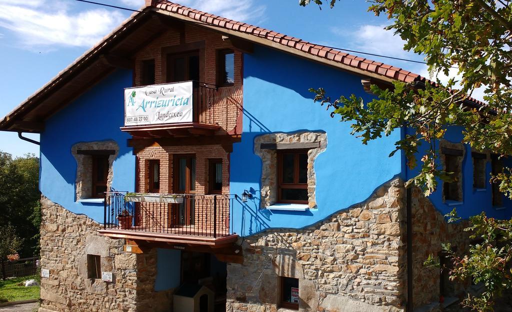Casa Rural Ecologica Arrizurieta Bermeo Bagian luar foto